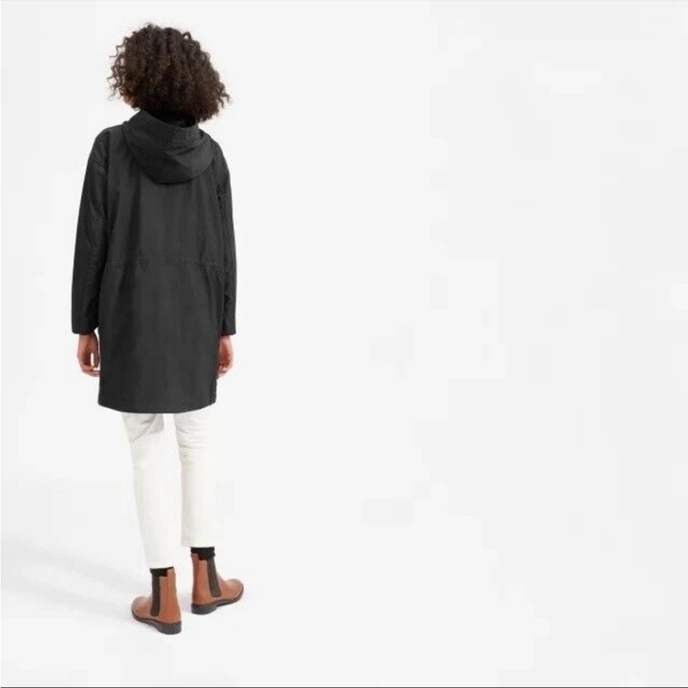Everlane Black Trench Coat - Picture 6 of 13